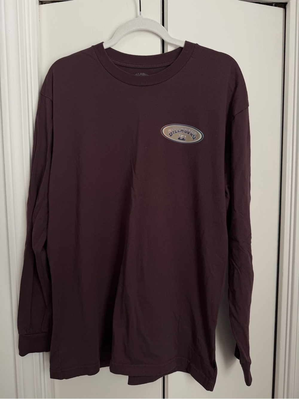 Billabong Men's Long Sleeve Crewneck - Plum